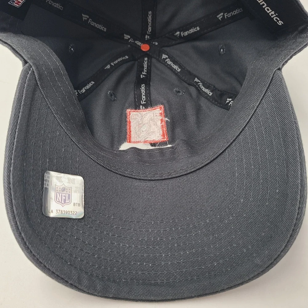 NFLPA Hat Strapback Fanatics Grey Red White NFL Players Association Football Men